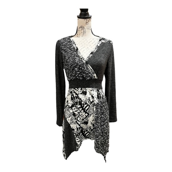 Joe Browns Mixed Media Sharkbite Wrap Look Dress size 6 - Picture 1 of 8